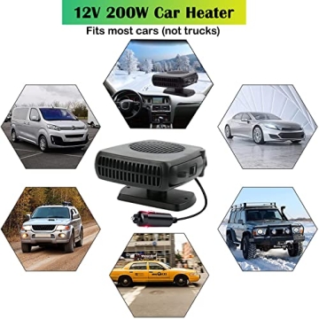 Portable 12V Car Heater Cooler Fast Heating Defroster