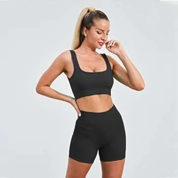 Stylish Women's 2 Piece Workout Set for Active Wear