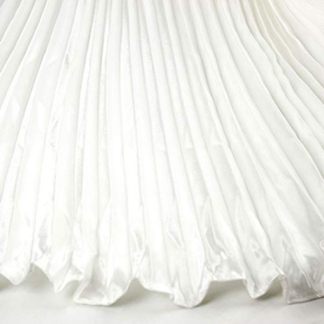 Stylish Ebossy Women's Elastic Waist Metallic Swing Skirt