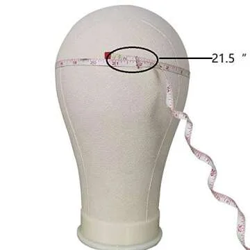 21-24" Canvas Block Head: Perfect for Wig Styling