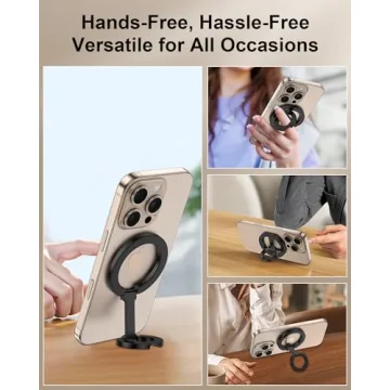 MagSafe Phone Grip Holder for iPhone and Samsung with Kickstand