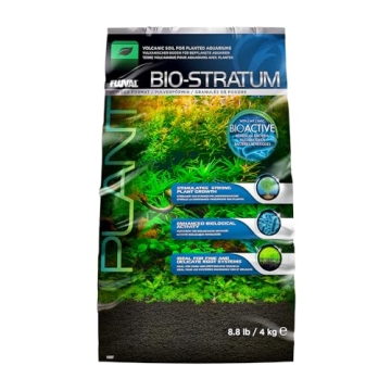Fluval 12697 Natural Mineral-Rich Volcanic Soil Bio Stratum for Planted Tanks, 8.8 lbs - Aquarium Su...