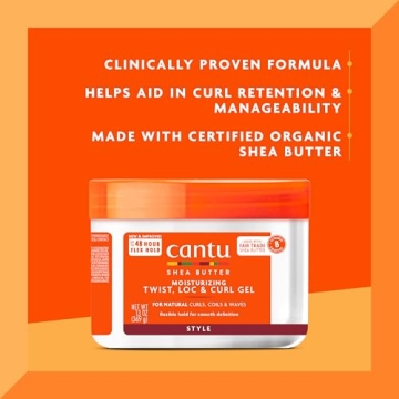 Cantu Moisturizing Gel for Natural Curls - 13 oz