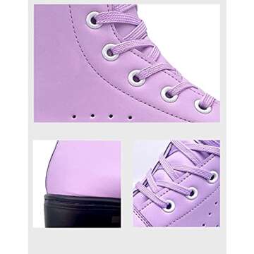 Roller Skates for Women,Roller Skates for Boys,Roller Skates Adult,Outdoor Skates for Women,quadrollershoes,Shoes with Wheels,rollerskates Herren,Purple2-US39