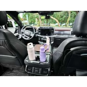 Stanley IceFlow Cap and Carry+ Water Bottle 24 OZ | Wide Mouth Twist Lid | Lightweight & Leakproof for Travel & Gym | Insulated Stainless Steel | BPA-Free | Rose Quartz Glimmer