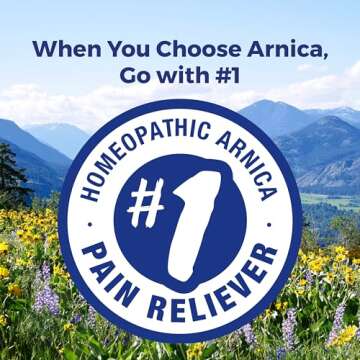 Boiron Arnica Montana 30X Homeopathic Medicine for Relief from Muscle Pain, Muscle Stiffness, Swelling from Injury, and Discoloration from Bruises - 3 Count (240 Pellets)