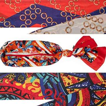 XTREND Satin Edge Laying Scarf Wrap Headband edge Laying Scarf for lace Wigs Non-slip Hair Wrap Sati...