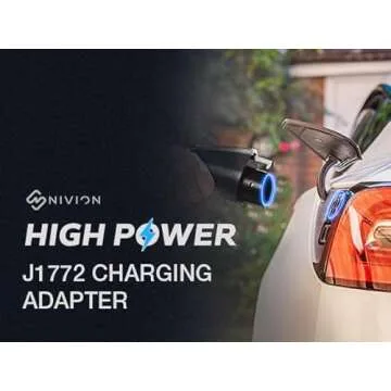 NIVION 80A NACS to J1772 Charging Adapter for EVs