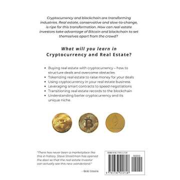 Cryptocurrency and Real Estate: how to Profit as Bitcoin and Blockchain Revolutionize Real Estate In...