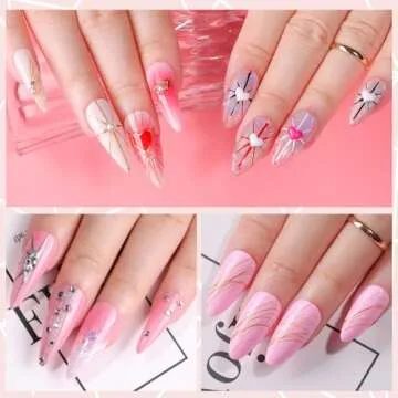 Makartt Spider Gel for Nails - 6 Colors Elastic Wire Drawing Gel for Line Nail Art Design, Upgraded White, Black, Red, Gold, Silver, Rose Gold