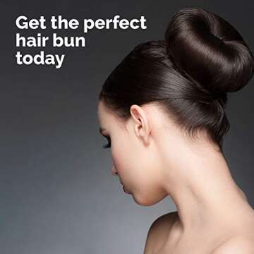 Spin Pins - 12 Pack - Spiral Bobby Pins for Hair Buns (Black, Medium)