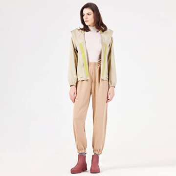 Planone Short Rain Boots - Fashionable Waterproof Chelsea Boots for Women