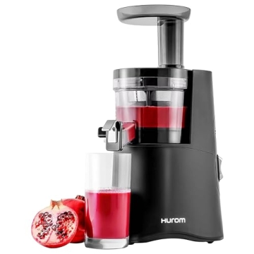 Hurom H-AA Slow Juicer Matte Black Nutrient-Rich Quiet