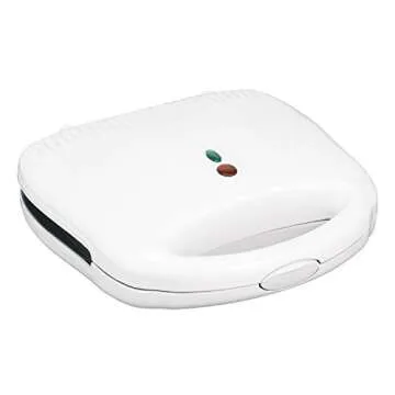 Proctor Silex White Sandwich Toaster for Easy Meals
