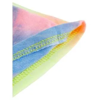 SweatyRocks Women's Cold Shoulder Tie Dye Pullover Hoodie Crop Top Sweatshirt Tie Dye Pink X-Small