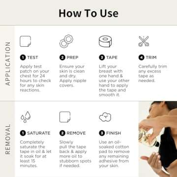 Good Lines Boob Tape Roll, Waterproof Sticky Bra Tape for Strapless Dresses, Sunkissed Honey (3 Inch...