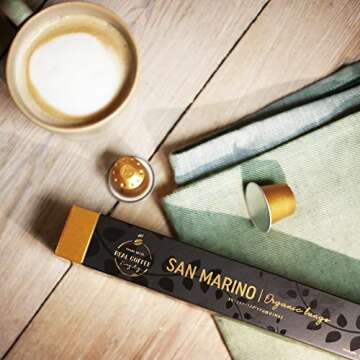 Mixed Variety Pack for Nespresso | 100 Test Winning Aluminum Capsules | 8 Distinctive Italian Flavor...