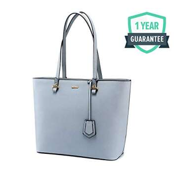 Handbags for Women Large Purses Leather Tote Bag School Shoulder Bag with External Pocket