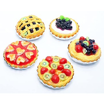 ThaiHonest Miniature Dollhouse Food Pies Set of 5