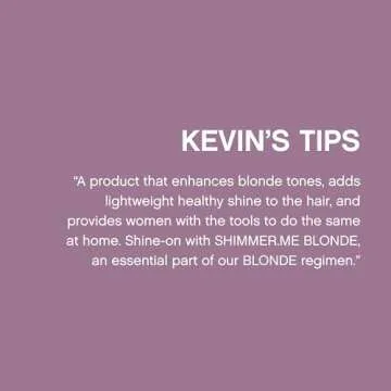 KEVIN.MURPHY SHIMMER.ME BLONDE - Repairing Shine Treatment - For Blonde, Highlighted & Grey Shades - For Hair Repair - Hair Mist with Vitamins - Hair Shimmer Spray - 100 mL / 3.4 fl oz
