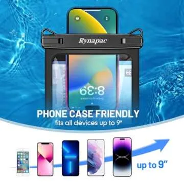 Up to 10" Waterproof Phone Pouch - IPX8 Protection