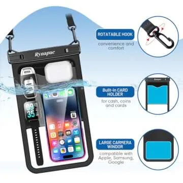 Up to 10" Waterproof Phone Pouch - IPX8 Protection