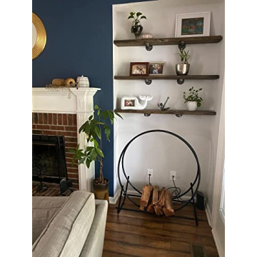 Goplus 41 Inch Heavy Duty Firewood Rack for Outdoor Storage