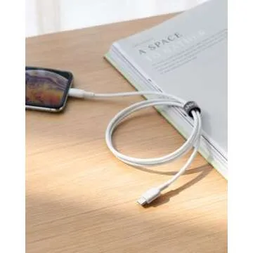Anker USB C to Lightning Cable, 321 MFi Certified (3ft,White) for iPhone 13 Pro 12 Pro Max 12 11 X XS, AirPods Pro, Supports Power Delivery (Charger Not Included)