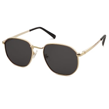 SOJOS Square Aviator Sunglasses - Trendy UV Protection