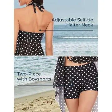 MiYang Tankini Swimdress for Stylish Beach Comfort