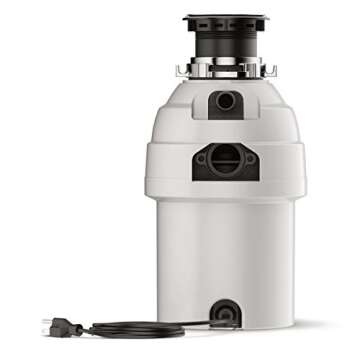 Waste King 1 HP Garbage Disposal with Power Cord – Easy Install & Clean