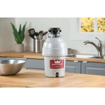 Waste King 1 HP Garbage Disposal - Efficient Food Waste Disposal