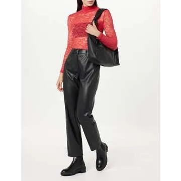 Bethany Mock Neck Lace Top for Stylish Women