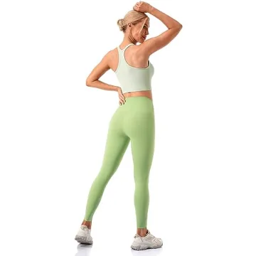 Lavento Women's Longline Sports Bra Yoga Top Silky Celadon