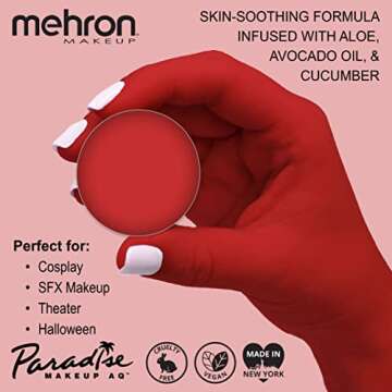 Mehron Makeup Paradise Makeup AQ Refill Size | Stage & Screen Performance, Face & Body Painting, Bea...
