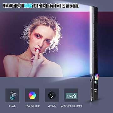 YONGNUO YN360 III LED Video Light - Versatile Lighting Solution