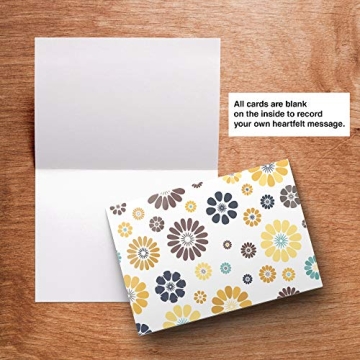 Dessie 100 Unique Blank Cards with Envelopes 4x6
