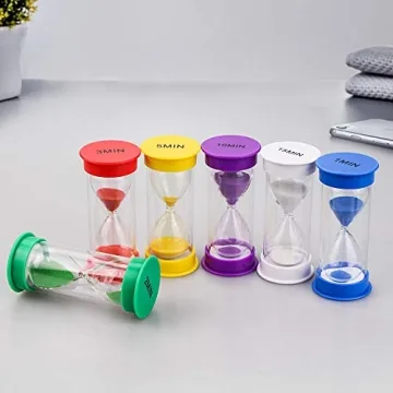 Fun EMDMAK Hourglass Timers for Kids 1-15 Minutes