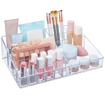 STORi Audrey Clear Vanity Makeup Organizer for Cosmetics
