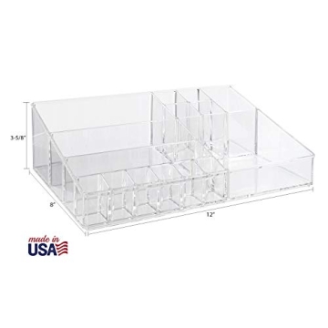 STORi Audrey Clear Vanity Makeup Organizer for Cosmetics