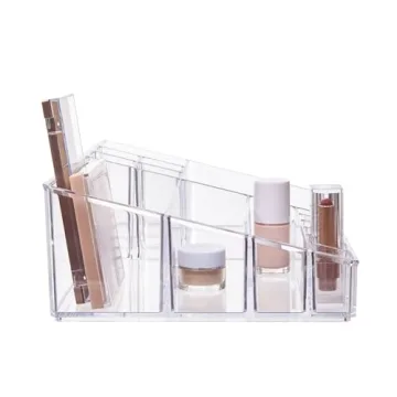 STORi Audrey Clear Vanity Makeup Organizer for Cosmetics