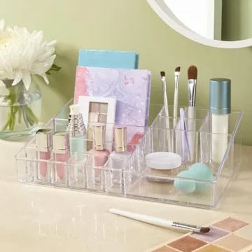 STORi Audrey Clear Vanity Makeup Organizer for Cosmetics