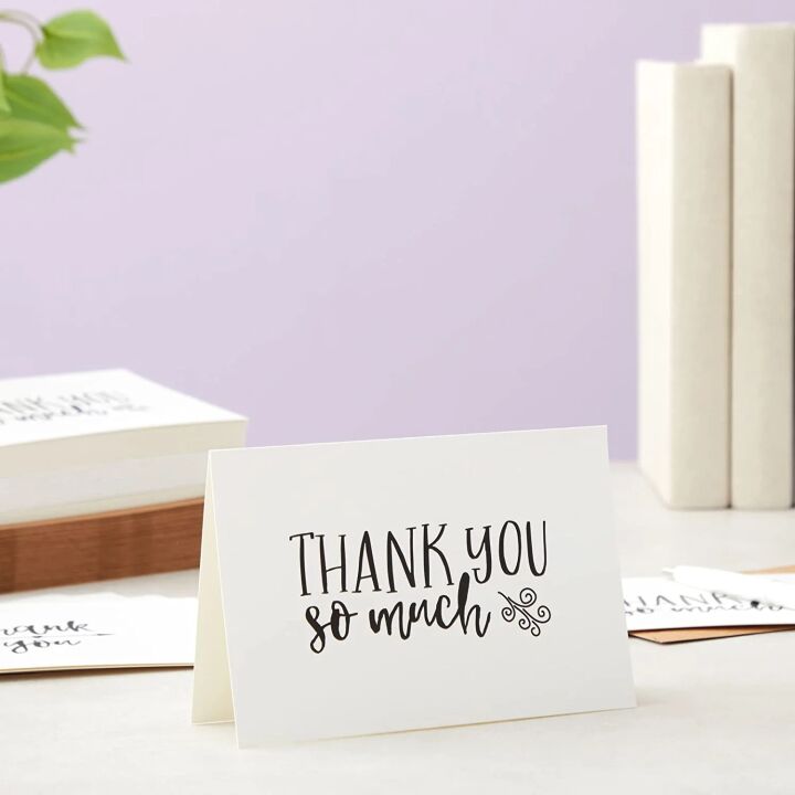 Thank You Notes with Envelopes - 48 Pack Set