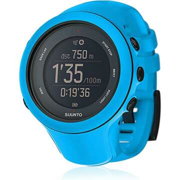 Suunto Ambit3 Sport Watch 2014 Blue GPS Heart Rate
