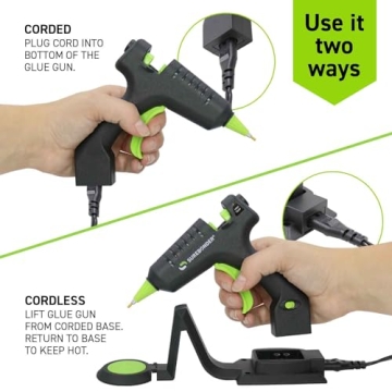 Surebonder High Temp Mini Hot Glue Gun for Crafts
