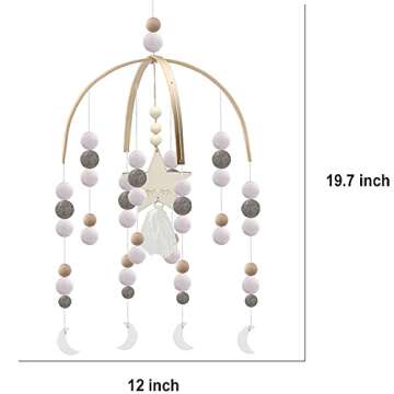 Boho Baby Mobile Handmade Nursery Decor for Kids
