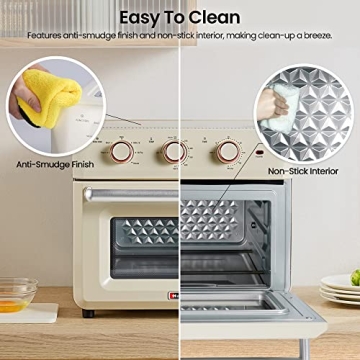 Hauswirt 26.5Qt Toaster Oven Air Fryer 10-in-1 Combo