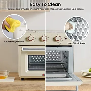 Hauswirt 26.5Qt Toaster Oven Air Fryer 10-in-1 Combo