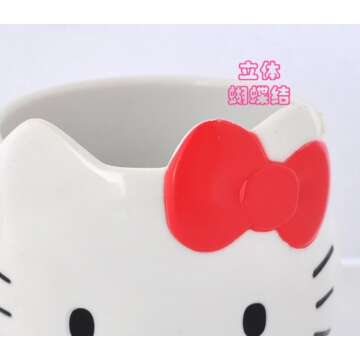 SANRIO KD1 Resin Mug, 1 Count (Pack of 1), hello kitty