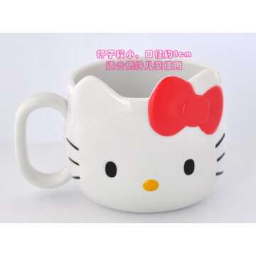 SANRIO KD1 Resin Mug, 1 Count (Pack of 1), hello kitty